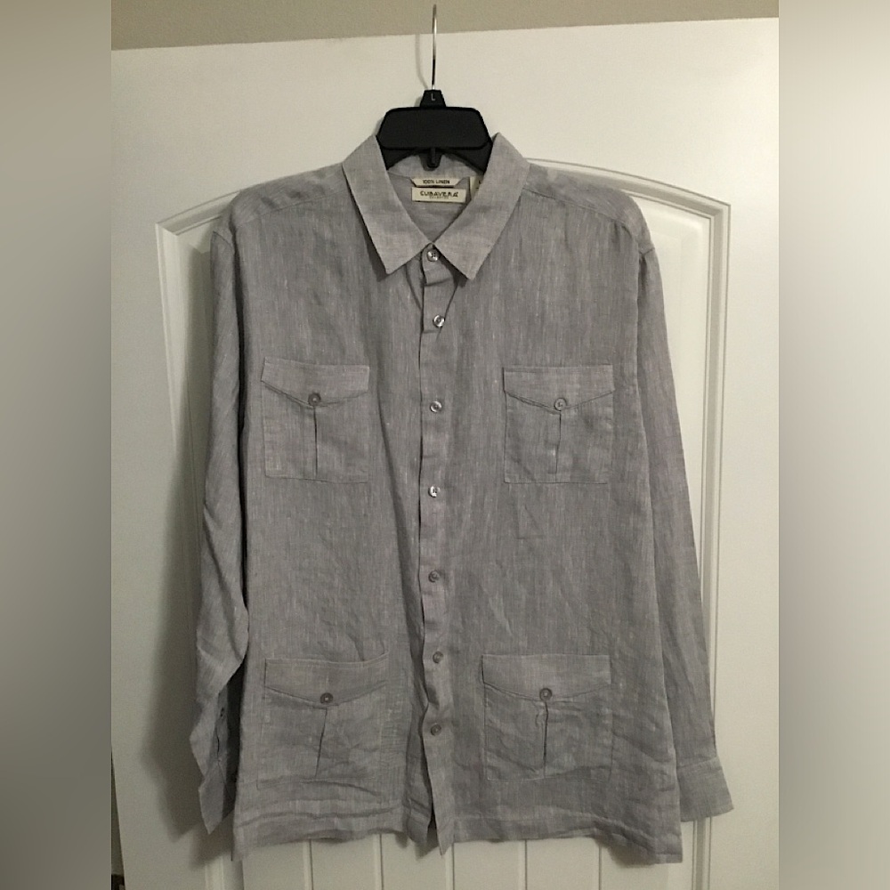 Cubavera Men’s Lg. 100% Linen